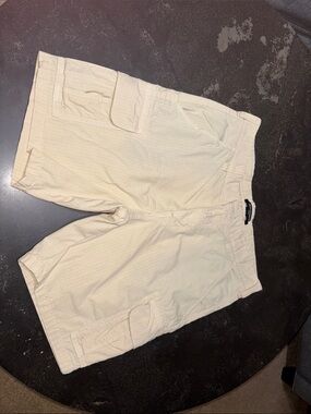 French Connection Men's Cargo Shorts - Cream